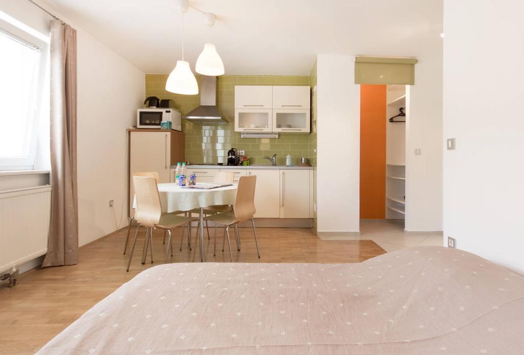 Apartment Rainbow Studio Ljubljana Oda fotoğraf